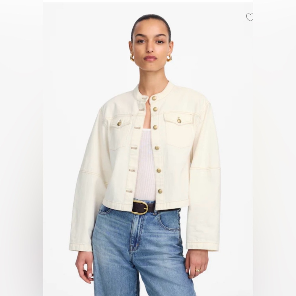 Madewell Cocoon-Sleeve Denim Lady Jacket XS